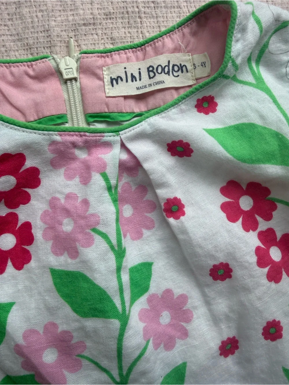 Girls mini Boden floral dress